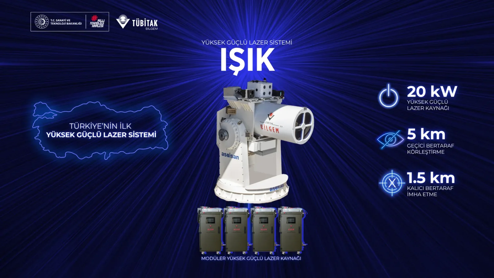 IŞIK lazer sistemi kabul testini tamamladı