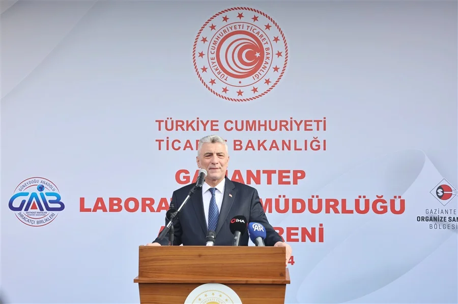 Gaziantep’te yeni gümrük laboratuvarı hizmete açıldı