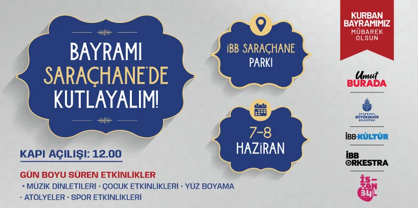 Saraçhane Parkı’nda bayram etkinlikleri planlandı