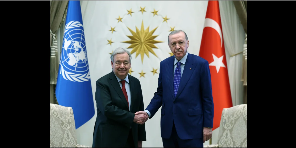 Erdoğan ile Guterres Ankara'da bir araya geldi