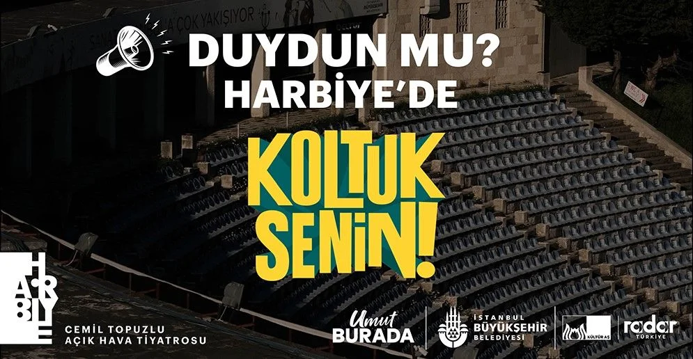 Harbiye’nin boş koltukları gençlere ücretsiz sunuldu