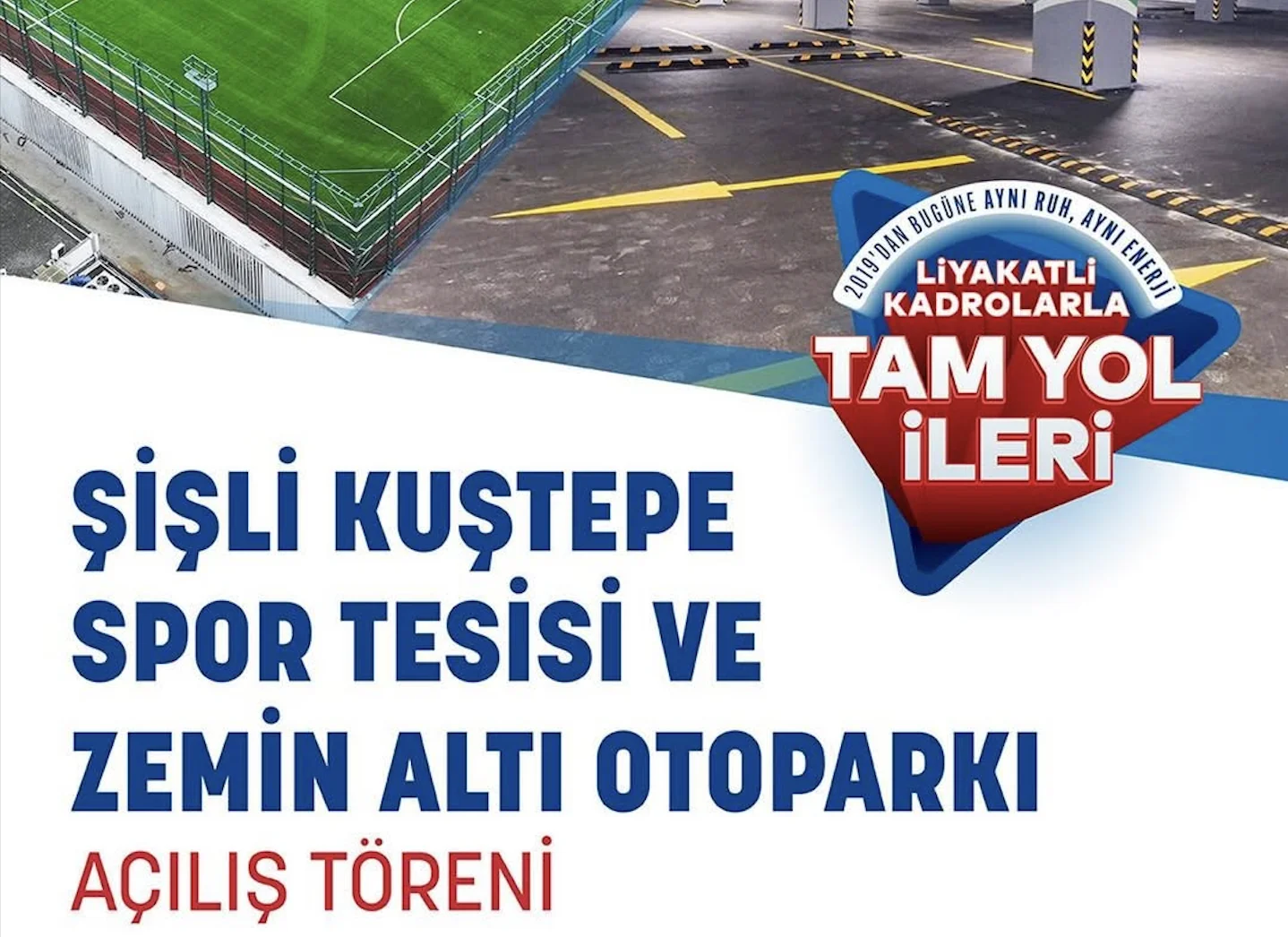 Kuştepe’de tesis ve otopark için açılış duyurusu