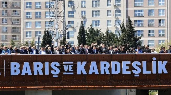 Esenyurt’taki Barış ve Kardeşlik Köprüsü kullanıma açıldı