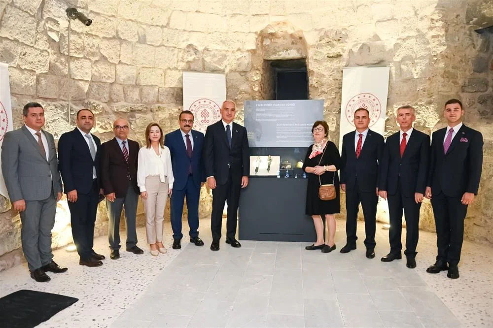 İsviçre'den dönen yedi eser Bodrum'da tanıtıldı