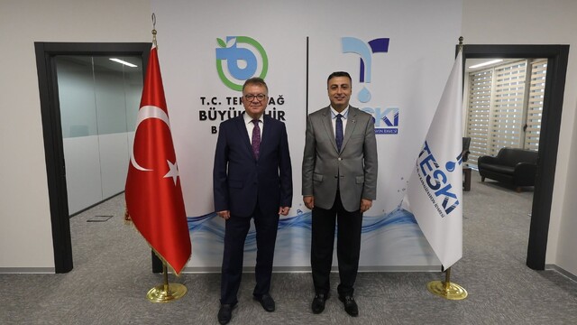 Tekirdağ Vali Yardımcısı Dr. Harun Kaya, TESKİ Genel Müdürlüğünü Ziyaret Etti; Çorlu Suyu Islahı Projesi'nde Çalışmalar İncelendi